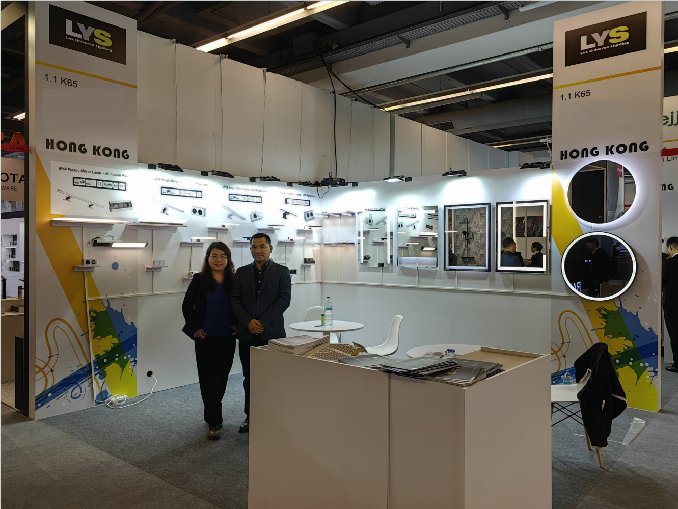 การแสดงกระจก LED ของเราใน ISH Frankfurt 2023 - ข่าว - Ningbo Lux universe Lighting Technology Co., Ltd.